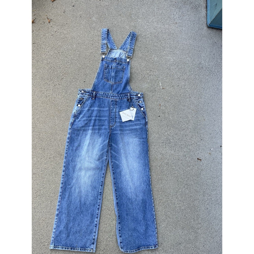 Judy Blue Overalls Denim NWT Xl Wide Leg